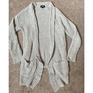 Express Chunky Knit Cardigan Sz XS